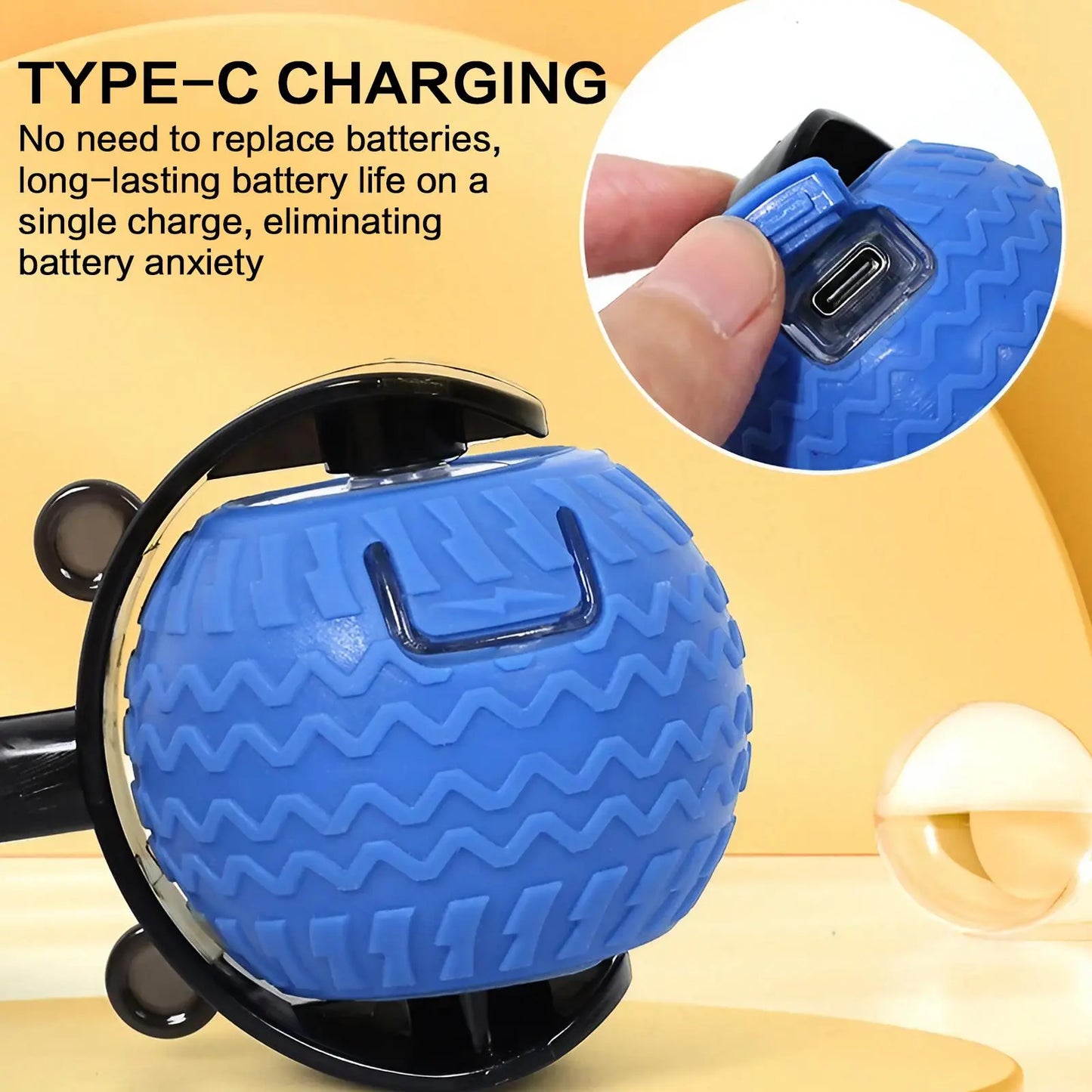 Rechargeable Interactive Cat Toy Ball - Durable Teaser for Play and Exercise, Available in Single or Double Pack