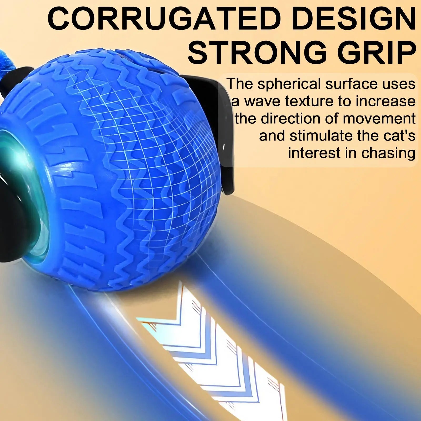 Rechargeable Interactive Cat Toy Ball - Durable Teaser for Play and Exercise, Available in Single or Double Pack
