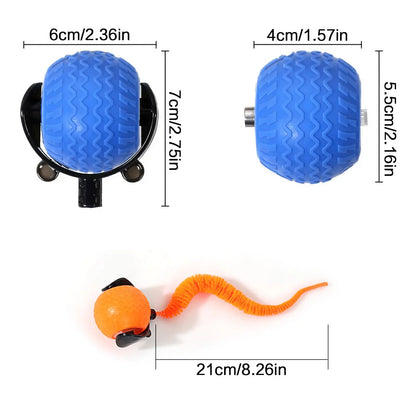 Rechargeable Interactive Cat Toy Ball - Durable Teaser for Play and Exercise, Available in Single or Double Pack