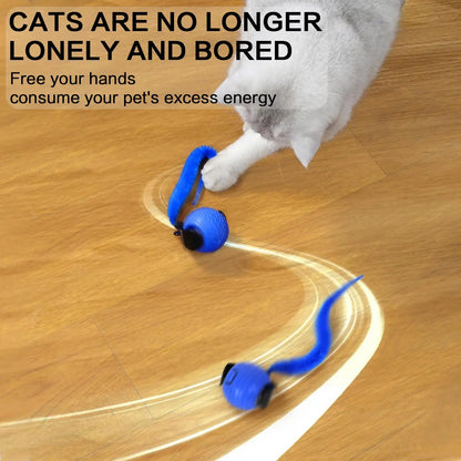 Rechargeable Interactive Cat Toy Ball - Durable Teaser for Play and Exercise, Available in Single or Double Pack