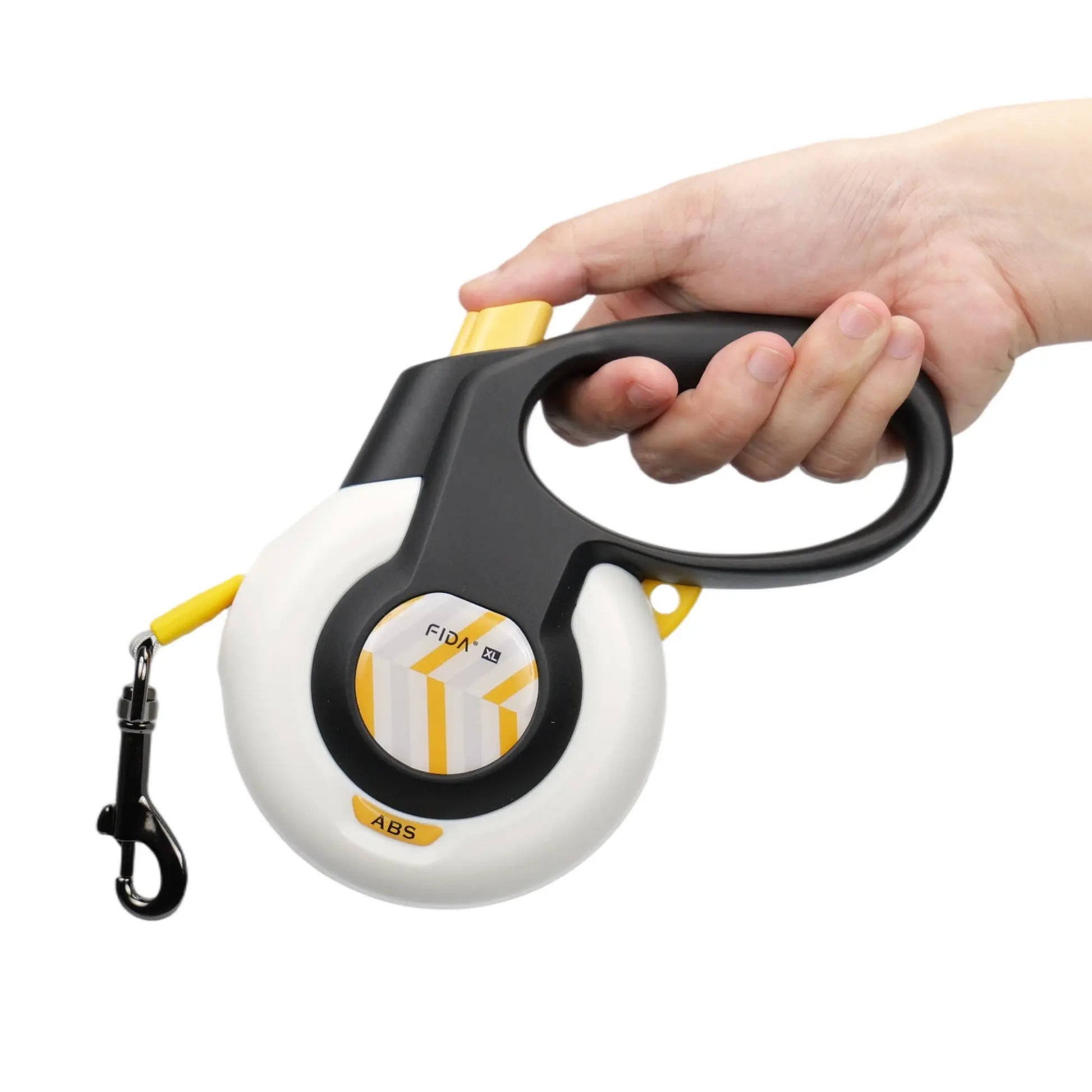 Fida Retractable Dog Leash with Autobrake Technology, 16 Ft Heavy Duty Design for Large and Medium Dogs, Tangle-Free and One-Hand Control with Soft Grip